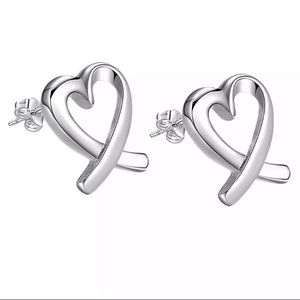 Sterling Silver Heart Earrings
